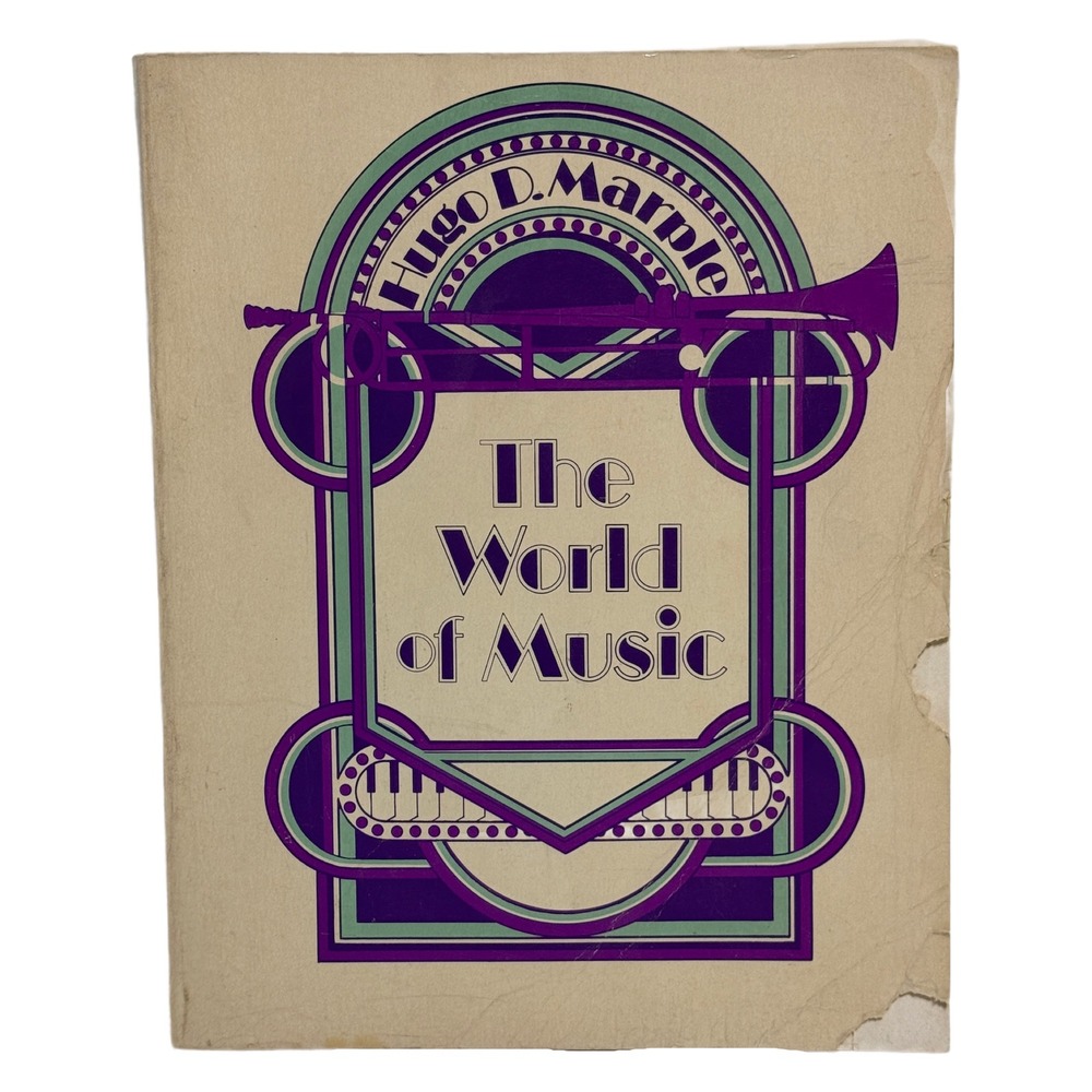The World of Music Hugo D Marple 1975 Music Theory Textbook *‎